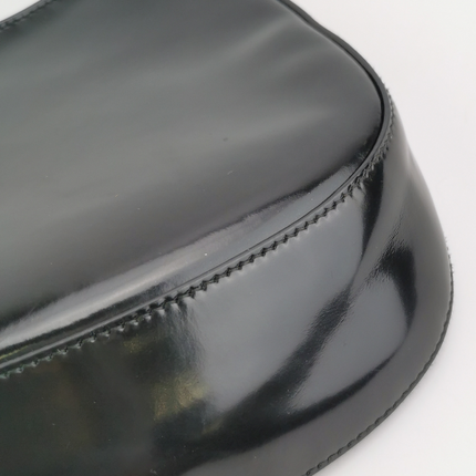 Sold Prada Cleo Black Smooth Leather Shoulder Bag