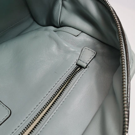 Loewe Amazona 29 Blue Leather Elephant Lock Silver-tone Hardware