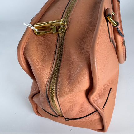 Loewe Amazona Medium 36 Light Coral Leather With Strap Goat Animal Lock