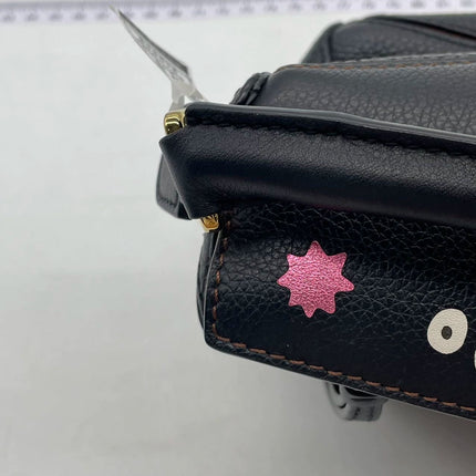 Loewe x Studio Ghibli Collection Susuwatari Mini Puzzle Brown Crossbody Bag