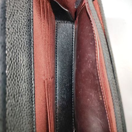 Chanel Wallet on Chain Classic Flap Black Caviar Leather Gold Hardware