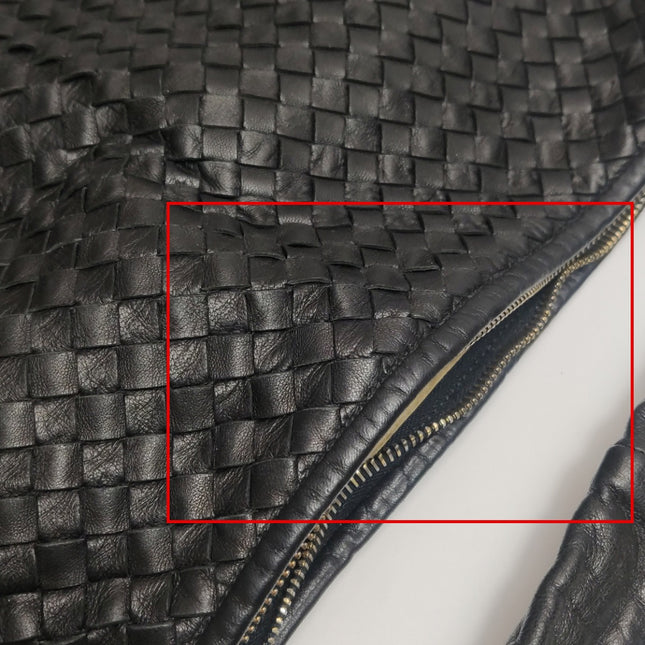 Bottega Veneta Veneta Hobo Maxi Black Leather 52cm