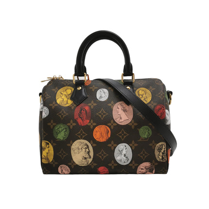 Louis Vuitton Speedy 25 Bandouliere Fornasetti Louvre Stamps-Luxbags