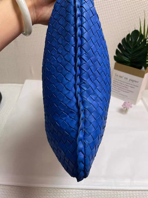 Bottega Veneta Hobo Bag Lambskin leather Royal Blue Medium 45cm