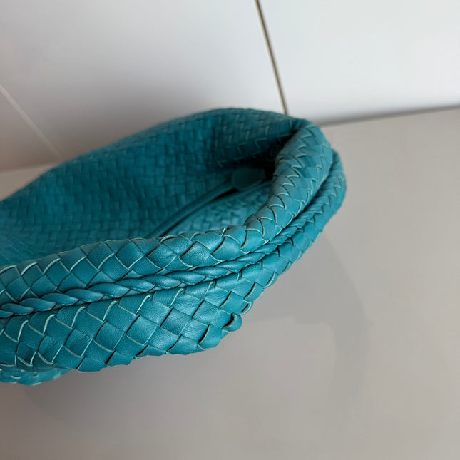 Bottega Veneta Hobo Bag Lambskin leather Green 47cm