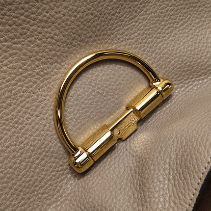 Gucci Softbit Maxi Shoulder Bag Beige Calfskin Leather 2024