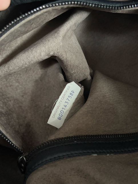 Bottega Veneta Veneta Intrecciato Hobo Bag Large Black Lambskin leather 48cm