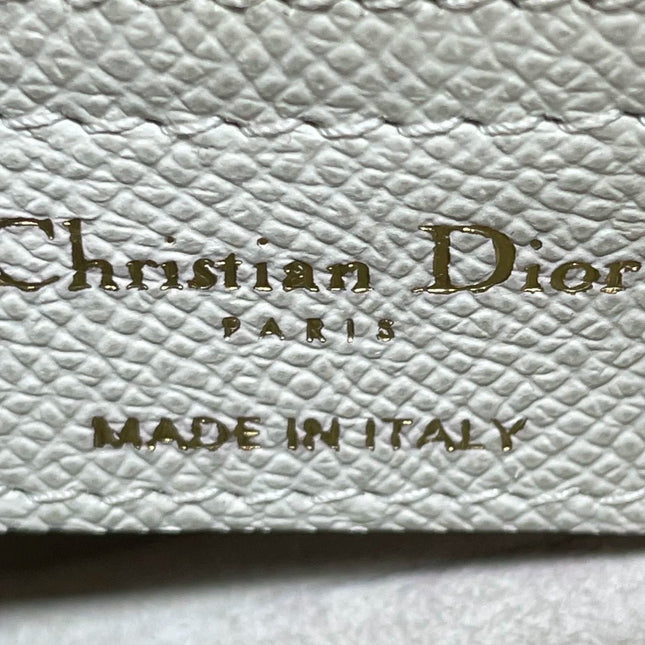 Sold Dior Saddle Medium 2020 Grained Leather Handbag White