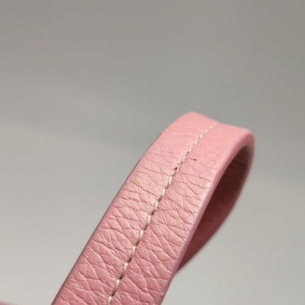 Dior Wicker Boston Bag Floral Embroidery Pink Leather