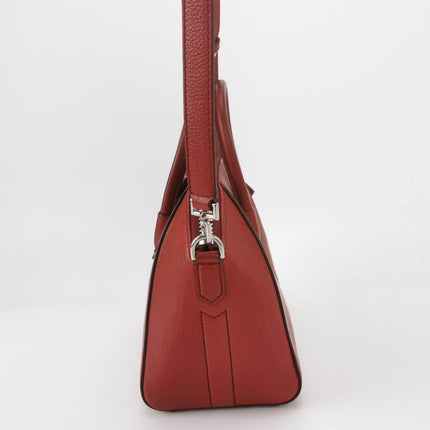 Givenchy Antigona Mini Red Calf Leather Top Handle bag with Strap