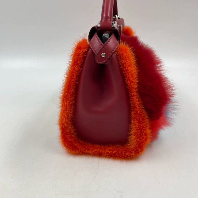 Sold Fendi Peekaboo Red Leather