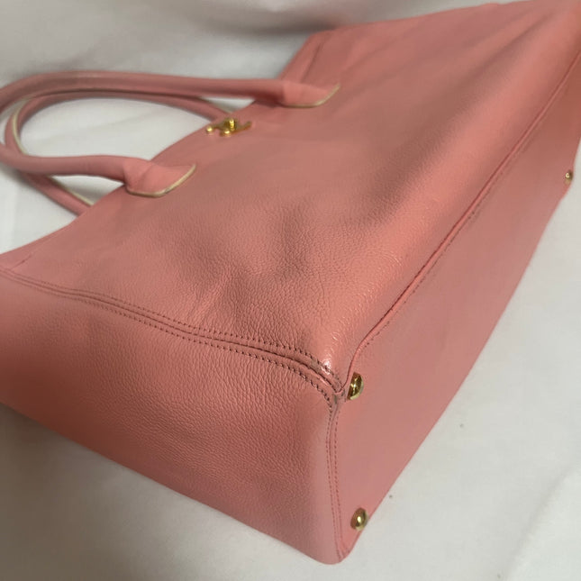 Chanel Cerf Executive Medium Pink Leather Handbag 35cm