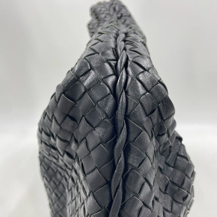 Bottega Veneta Veneta Hobo Black Leather Bag Large 48cm