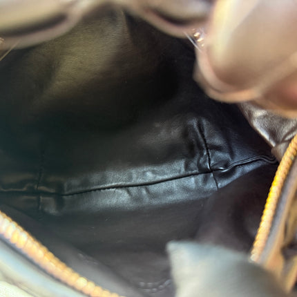 Bottega Veneta Jodie Mini Fondant Dark Chocolate Brown Lambskin Leather Clutch Bag