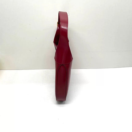 Gucci Jackie 1961 Red Burgundy Leather Bag Small Shoulder Bag