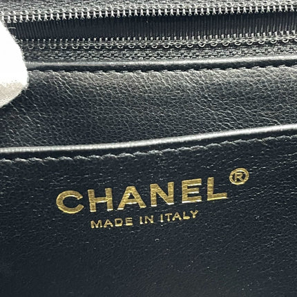 Sold Chanel Classic Flap 2009 Jumbo Black Caviar Leather Single Flap with Gold Hardware