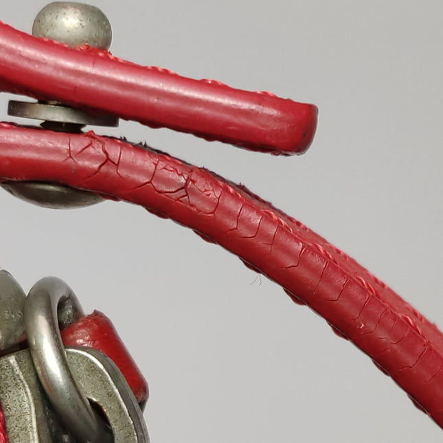 Dior Saddle Mini Classic Hardcore by John Galliano White Canvas Silver Hardware