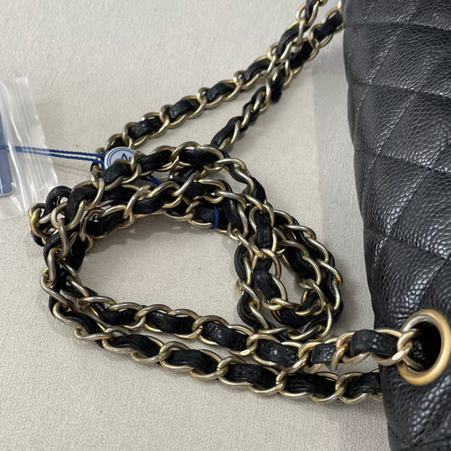 Chanel Paris Limited Medium Black Caviar Leather Gold Hardware 2015-16