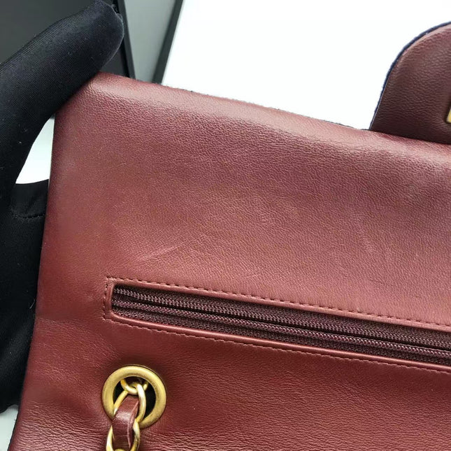 Chanel Medium Classic Double Flap Bag Métiers d'Art Paris-Hamburg 2018 Wool Nautical Charms