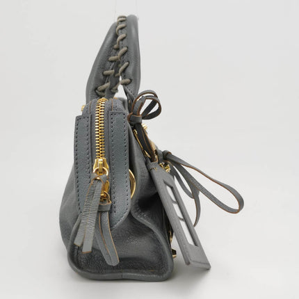 Sold Balenciaga City Bag Grey with Gold hardware Mini Crossbody Bag