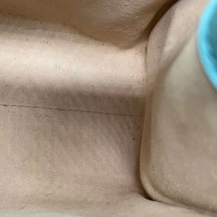 Gucci Diana Mini Blue Leather Bag Bamboo Handle with Strap