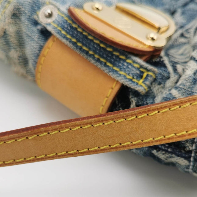 Louis Vuitton Postie Patchwork Monogram Denim Blue Messenger Bag