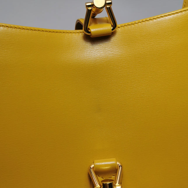 Gucci Jackie 1961 Yellow Leather Bag Small Shoulder Bag With Strap