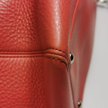 Chanel Cerf Executive Medium Coral Pink Leather Handbag with Strap 35cm