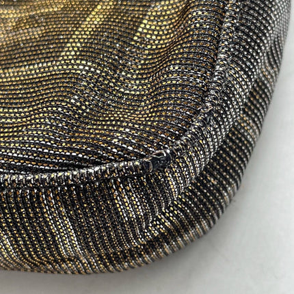 Fendi Baguette Iridescent Brown Zucca Print with Crystal Buckle
