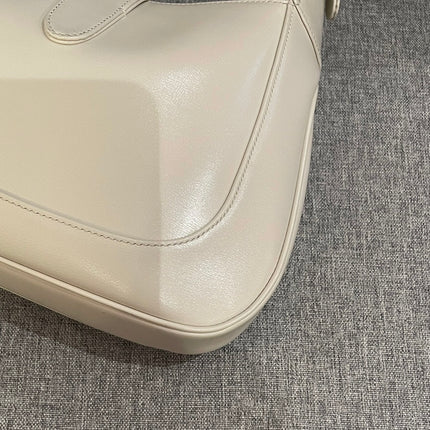 Sold Gucci Jackie 1961 White Leather Bag Small Missing Strap
