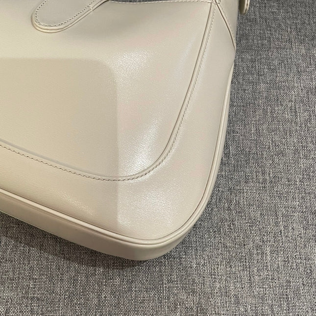 Sold Gucci Jackie 1961 White Leather Bag Small Missing Strap