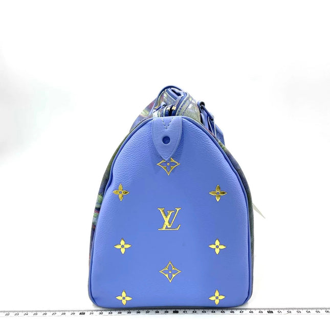 Louis Vuitton x Jeff Koons Speedy 30 Monet Water Lilies Top Handle Bag