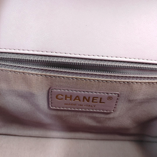 Chanel Diana Flap Small Pink Lambskin Leather Double Chain Gold Hardware 2015-2016