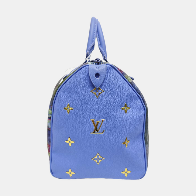 Louis Vuitton x Jeff Koons Speedy 30 Monet Water Lilies Top Handle Bag