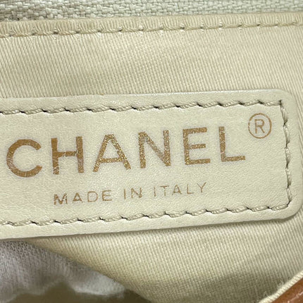 Chanel Seasonal Flap Medium Caramel Tan Brown Leather Valentine Marine Charms