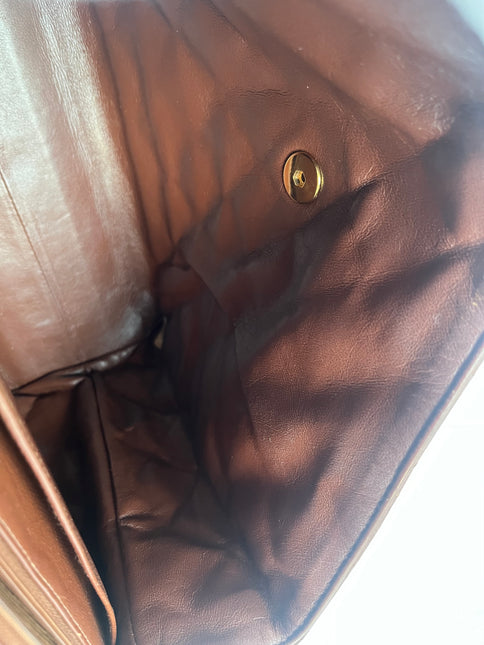 Chanel Vintage Top Handle Kelly Dark Caramel Flap Bag Caviar Leather 24k Gold Plated Hardware, 1996-1997