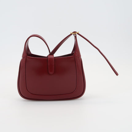 Gucci Jackie 1961 Mini Red Burgundy Leather Bag