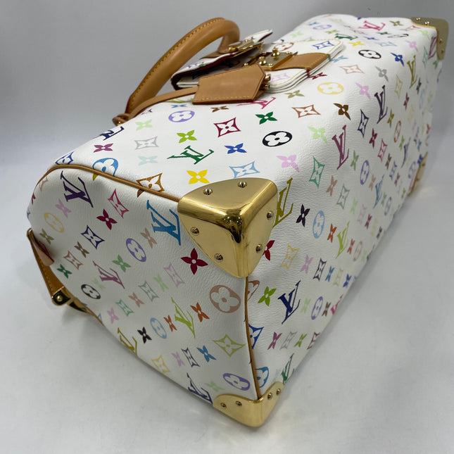 Louis Vuitton x Takashi Murakami Speedy 40 White Multicolor