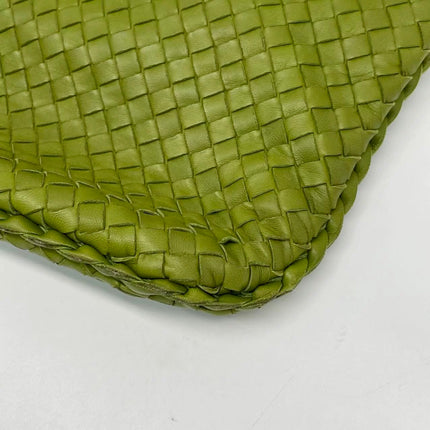 Bottega Veneta Veneta Hobo Avocado Green 45cm Lambskin Leather