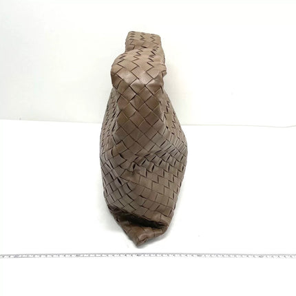 Bottega Veneta Hop Hobo Medium Leather Nutty Brown