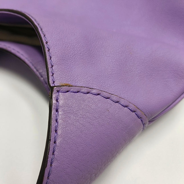 Gucci Jackie 1961 Soft Purple Leather Bag Medium