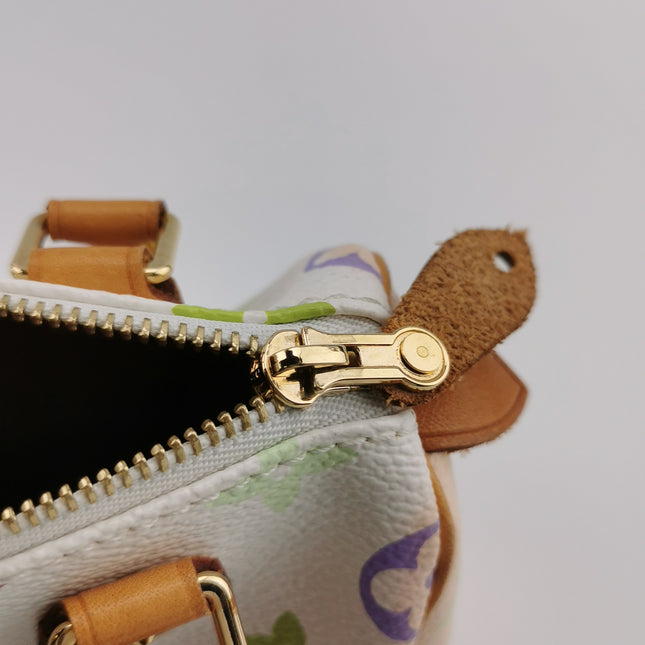 Louis Vuitton x Takashi Murakami Speedy Nano Boston Top Handle Bag
