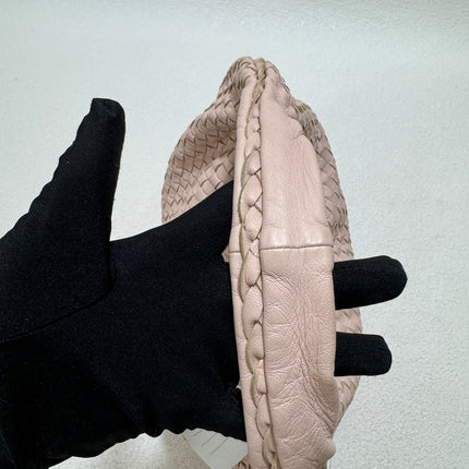 Bottega Veneta Belly Hobo Intrecciato Light Cherry Blossom Pink Nappa Leather Medium 40cm