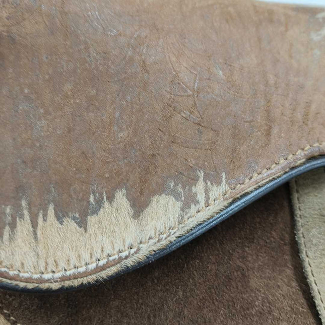 Sold Dior Saddle Vintage Brown Suede Medium