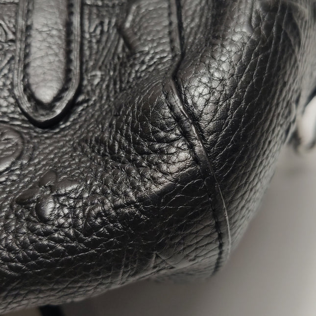 Louis Vuitton Neo Papillon Revelation GM Black Leather Shoulder Bag