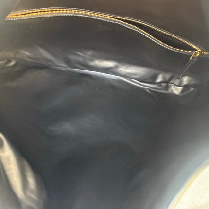 Bottega Veneta Hop Black Intrecciato Leather Maxi Hobo Bag 54cm