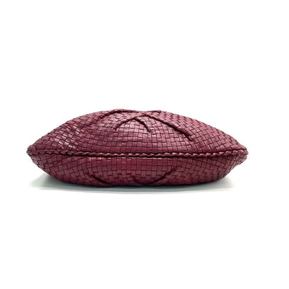 Bottega Veneta Veneta Hobo Medium Burgundy 50cm Lambskin Leather