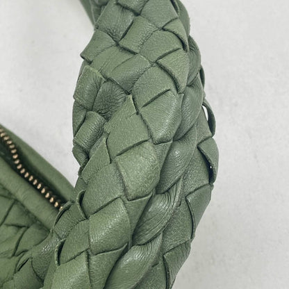 Sold Bottega Veneta Veneta Hobo Large Dark Green 45cm Lambskin Leather