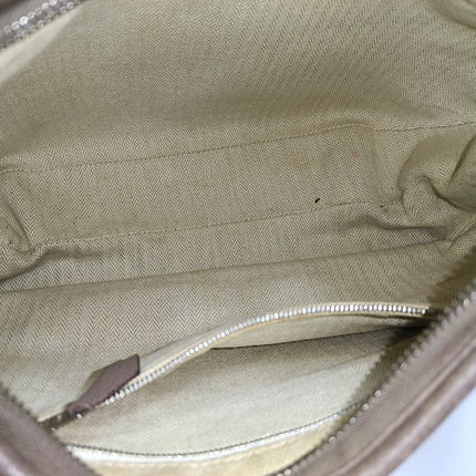 Hermes Gao Étoupe Dark Grey Clemence Leather Hobo Shoulder Bag 2008