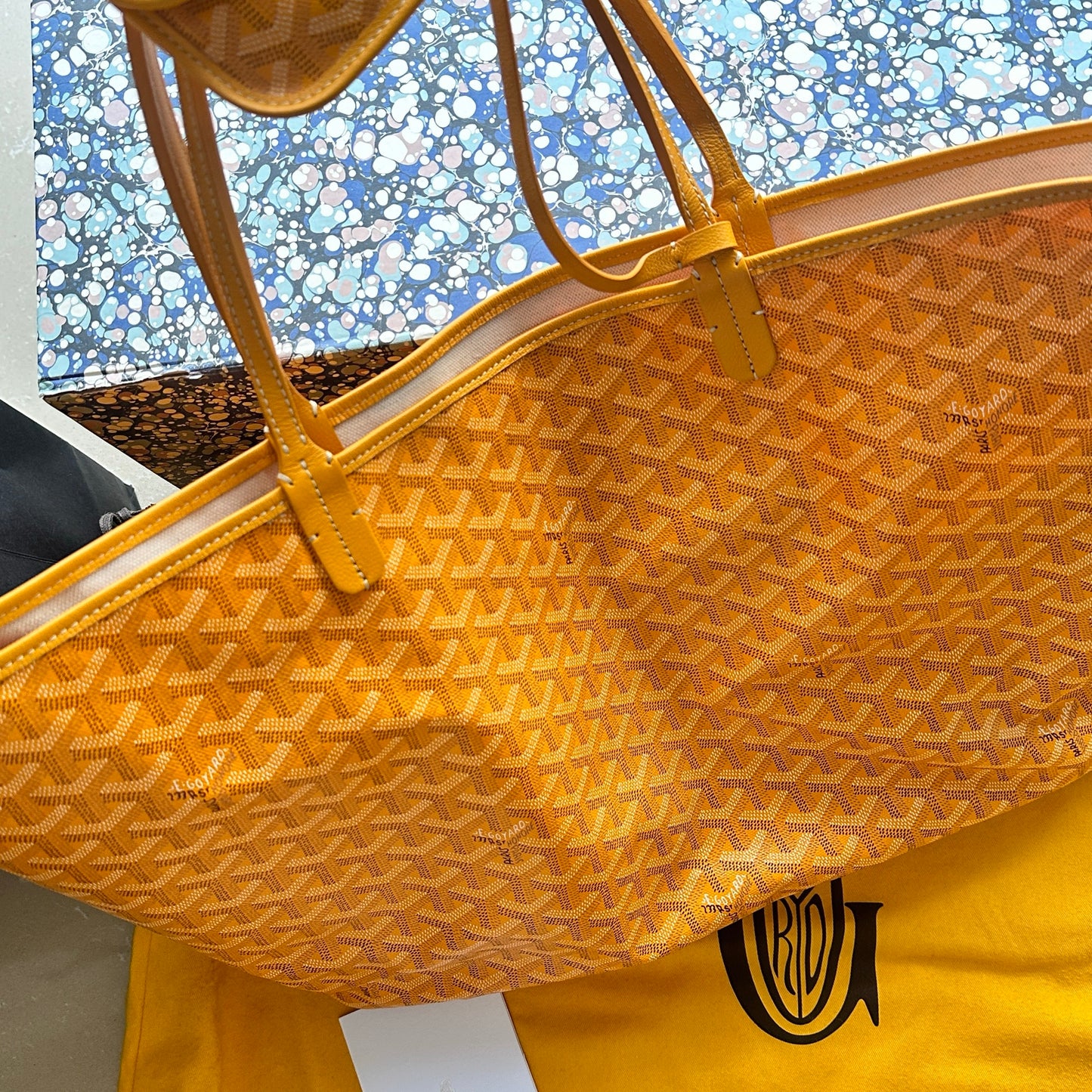 Goyard Saint Louis GM Large Tote Yellow 2019